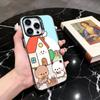 Funny Family B-BUBU D-DUDU-es  Phone Case For iPhone 17,16,15,14,13,12,11 Plus,Pro Max,XS,Colorful Silver Black Cover