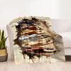 Horse Blanket Durable Comfort Great for Livingroom Couch Picnics for All Occasions Playful Design Suitable for Gifting Relatives and Friends