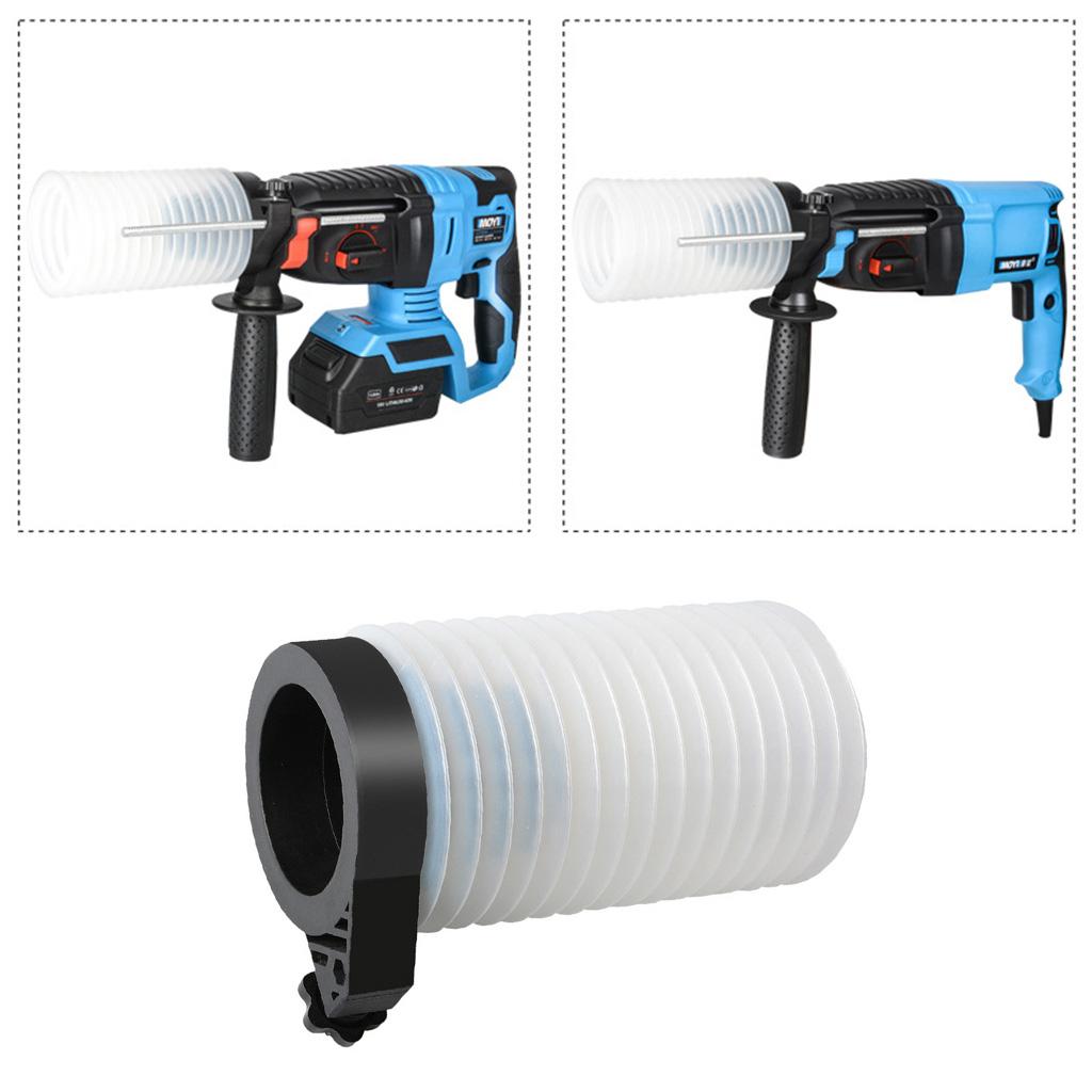 Convenient Drill Dust Collector Electric Hammer Drill Rubber Dust Cover Dustproof Hammer Ash Bowl Cap for Home Household