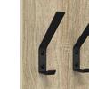 Wall Mounted Coat Rack In Sonoma Oak 20 X 1.5 X 100 Cm