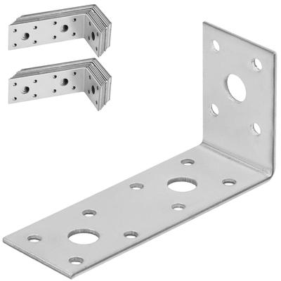 Kotarbau® Carpenter's Angle Construction Connector Stainless Steel Galvanized 100 X 50 X 35 Mm Set Of 25 Pcs