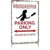 Retro Metal Wall Art Decor Tin Sign Plaque for Garage Living Room Bedroom