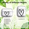 Cute And Fun Hearts Case For Airpods 3 2 Pro2 Pro Pro3 1 4 Clear Earphone Cases Cover