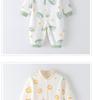Infant & Toddler Long Sleeve Cotton Romper - Unisex Cartoon Print for Autumn/Winter