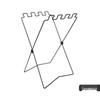 OEING Outdoor Folding Trash Bag Stand
