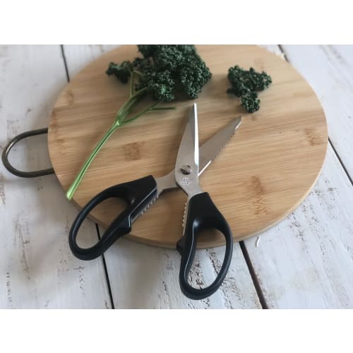 Sumikama Diamond Cross Stainless Steel Kitchen Scissors, Rust-Resistant, Disassembles for Cleaning, Made In Japan, Seki City, Gifu Prefecture, DC-900