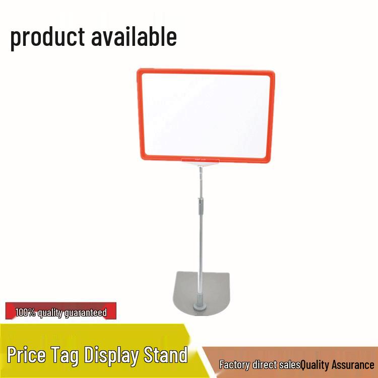 A4 Price Tag Display Stand for Supermarkets and Warehouses