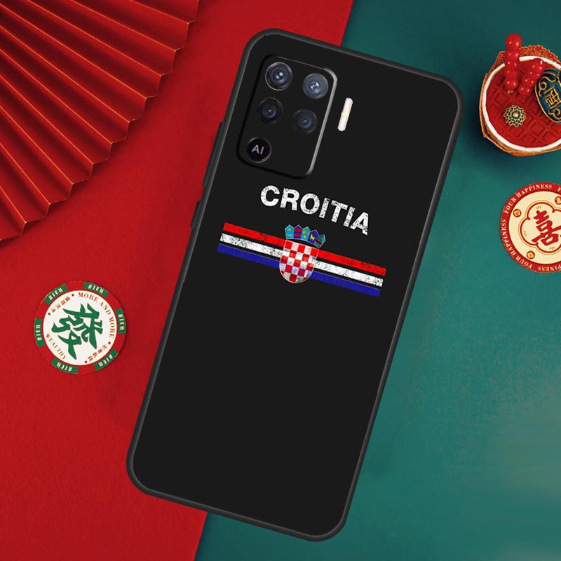 Croatia flag Case For Oppo A6 A5 Pro A15 A18 A38 A58 A78 A98 A54 A74 A94 A17 A57 A80 A60 A40 A16 A76 A96