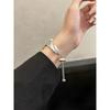 Diagonal Brushed Metal Bracelet Strap Luxury Wristband for Apple Watch 38/40/41/44/45/46/49mm, Compatible with iWatch Series 11 10 9 8 7 SE Ultra