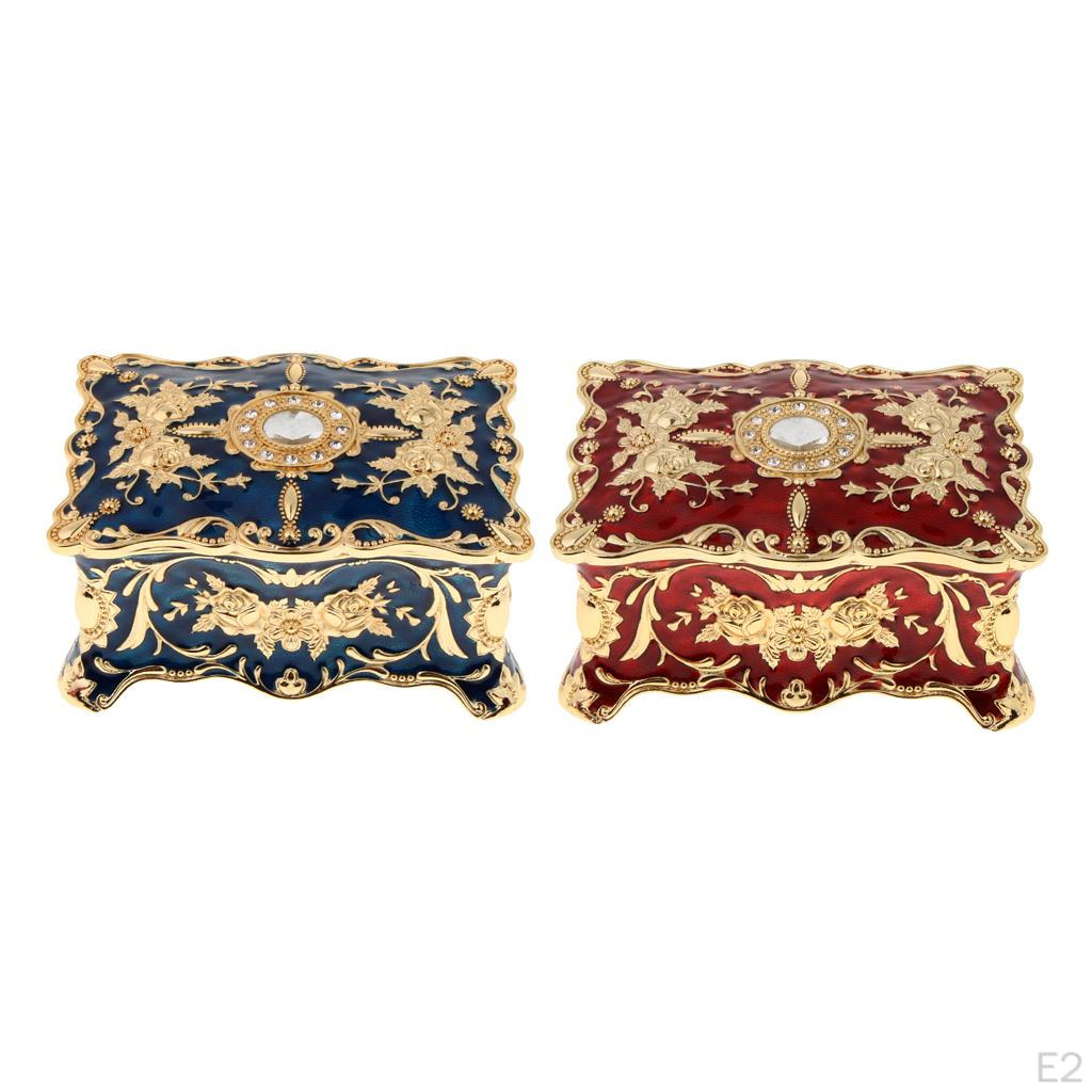 Schmuck Schatztruhe Box Kleines Schmuckstück Einzigartiges Andenken Geschenk