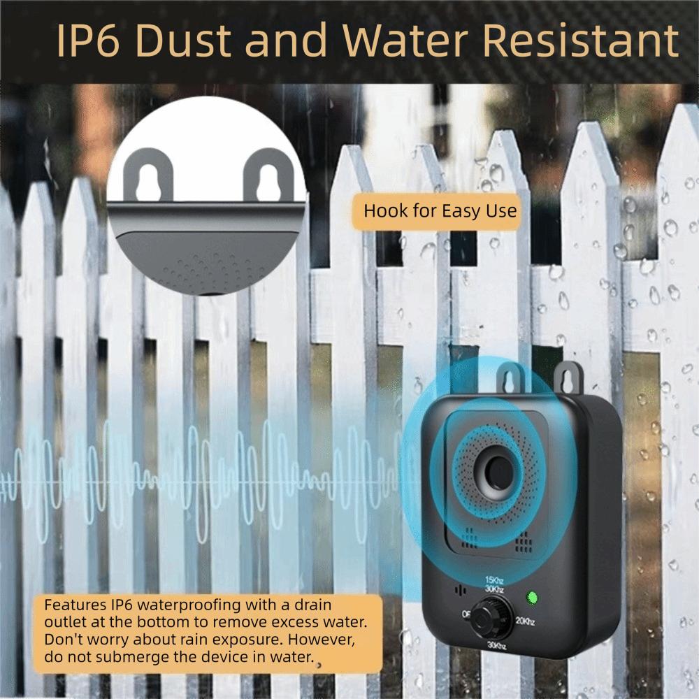 Intelligent Dog Anti Barking Devices Waterproof Long Battery Life Automatic Bark Control Rechargeable Dog Repeller Outdoor