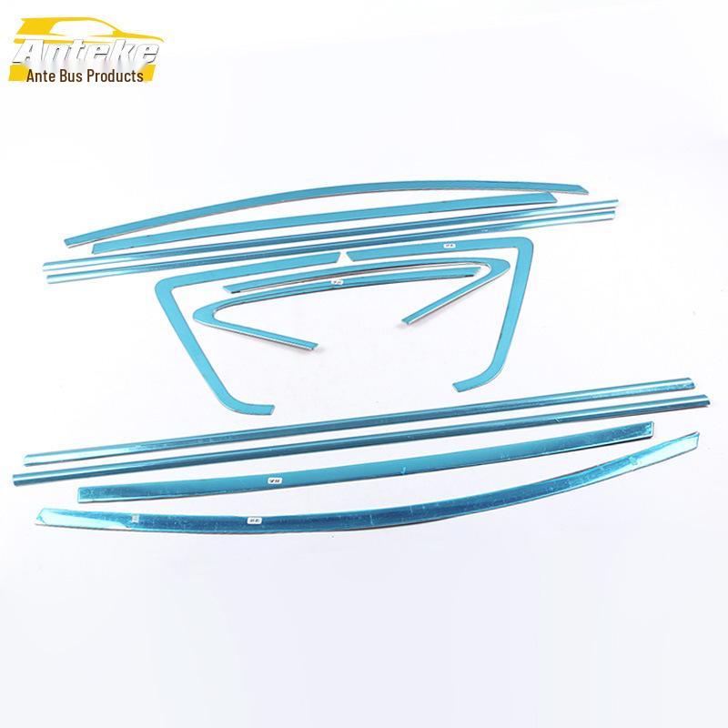 E'Z Car Window Bright Stainless Steel Anti-Scratch Strips