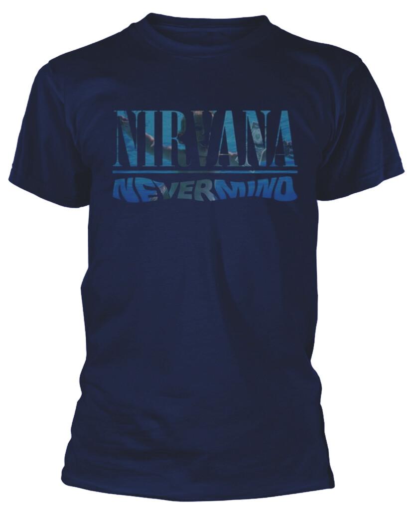 26 Nirvana Nevermind Navy T-Shirt OFFICIAL Unisex T-Shirt M