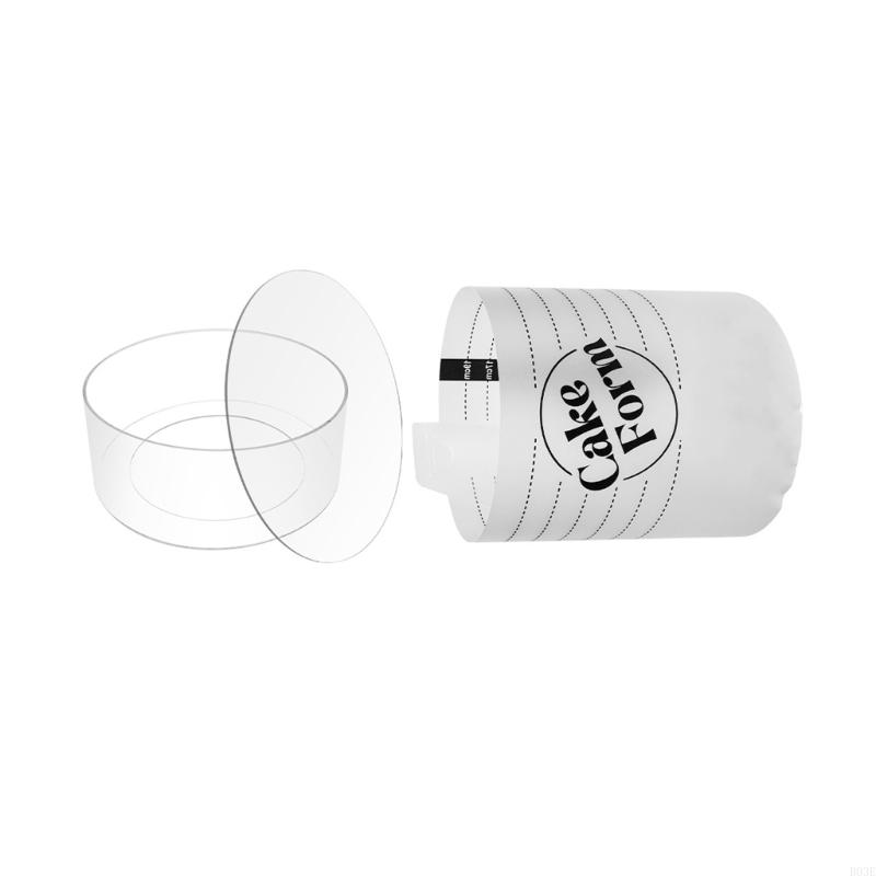Circle Baking Rings Mold Acrylic Form Cake Tool Round Circle Mold For Home Baker B03E
