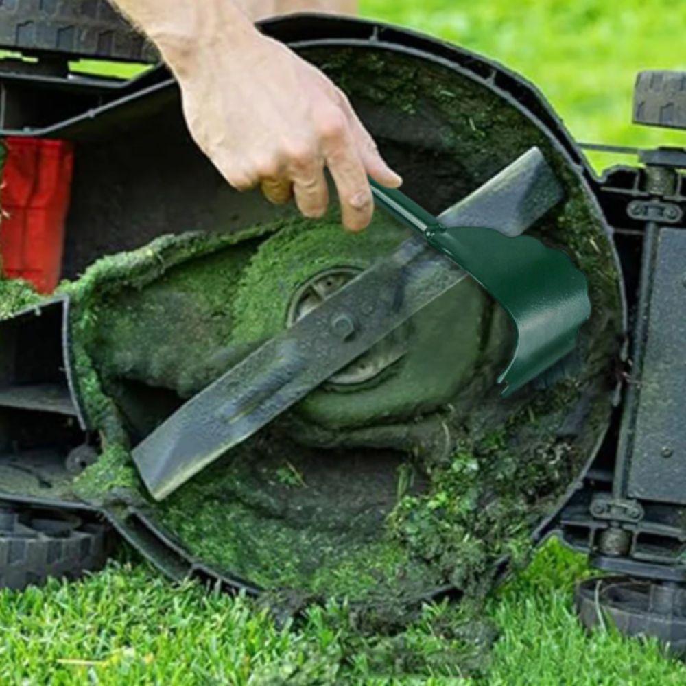 Rasenmäher-Reinigungsgerät aus Eisenkonstruktion Schwerlast-Rasenmäherreiniger Gartenwerkzeugpflege
