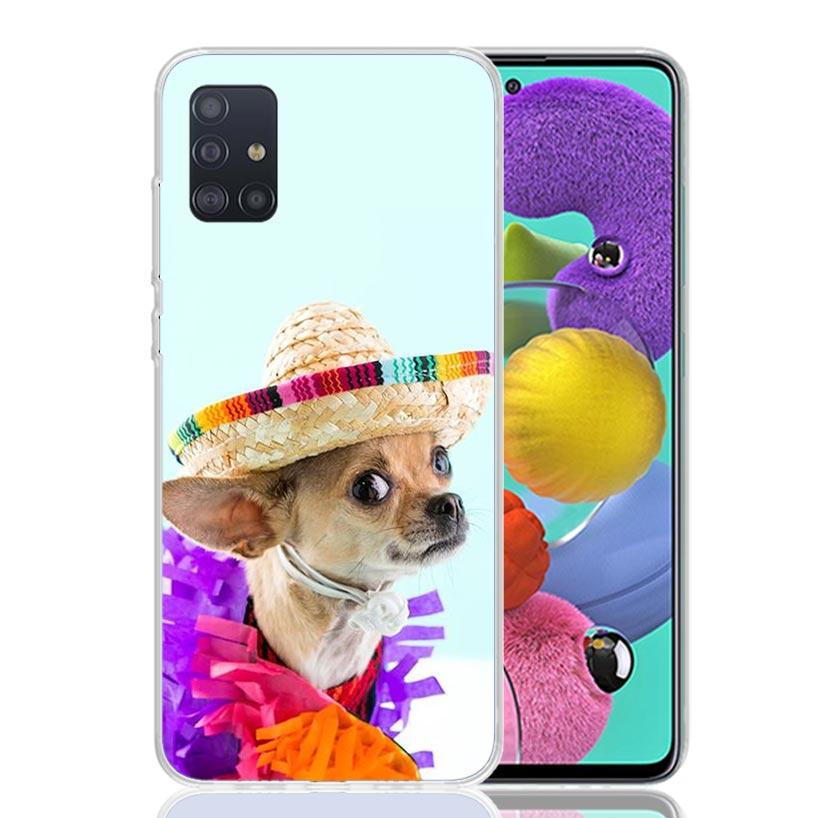 

Chihuahua Puppy Teacup Dogs Case Phone Cover for Samsung Galaxy A52 A51 A50 A42 A32 A22 A12 A02S A72 A71 A70 A41 A31 A21S A40 A3 Samsung A20E