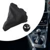 High Performance 6 Speed Leather Gear Shift Knob and Dust Cover for Toyota Cars