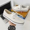Pánské boty, ležérní ploché plátěné tenisky, dámské venkovní jednobarevné mělké sportovní boty, tenisová obuv, šněrovací vulkanizované boty