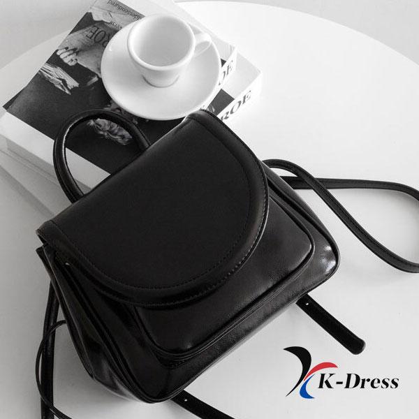 Classic Round Flap Mini Backpack (2 Colors)