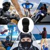 Ice Silk Sunscreen Full Face Mask Outdoor Fishing Motorcycle Windproof UV Protective Mask Black Balaclava Mask