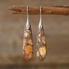 Premium Bohemian Light Luxury Geometric Emperor Stone Geometric Earrings Earrings Popular Accessories