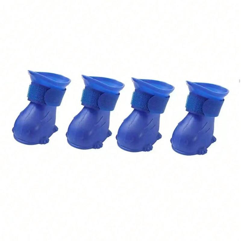 1 Pair of Pet Anti-Slip Rain Shoes; Waterproof and Wear-Resistant Outdoor Dog Rain Shoes; Pet Supplies.