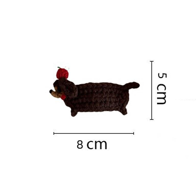 Knitted Crochet Hair Clip Cute Cartoon Cat Bb Clip Bangs Clip Edge Clip Hair Accessory  Style Headwear