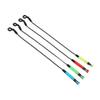 4PCS ABS Stainless Steel Fish Bite Indicator Fishing Swing Bite Alarm  For European Carp Fishing