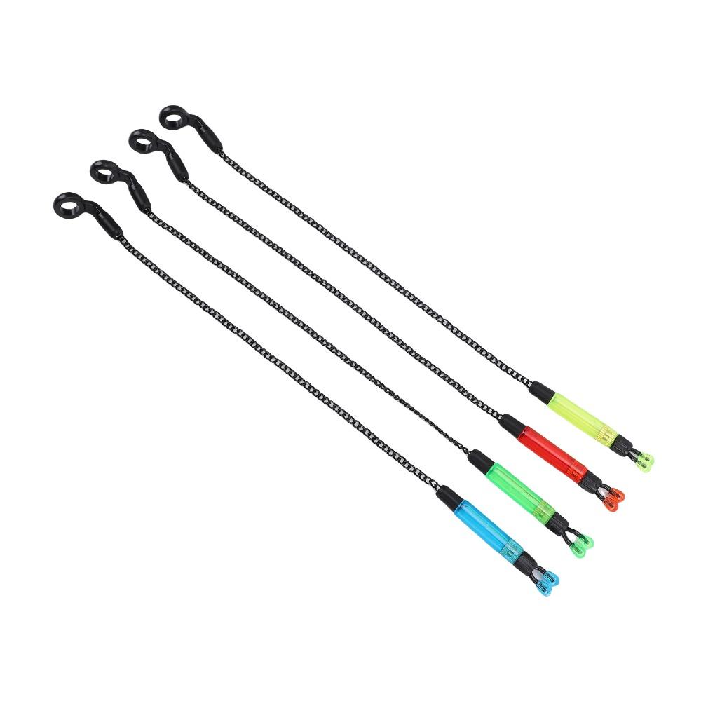 4PCS ABS Stainless Steel Fish Bite Indicator Fishing Swing Bite Alarm  For European Carp Fishing