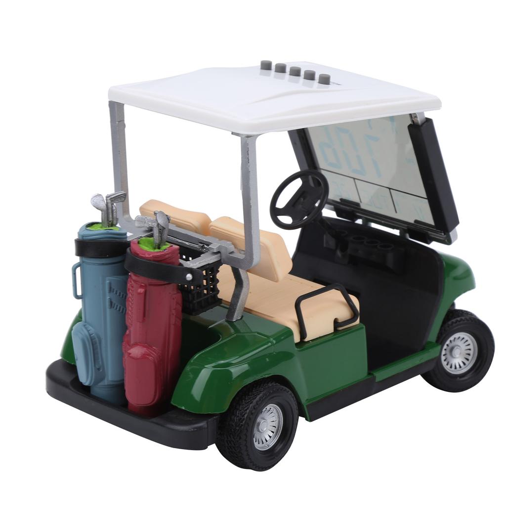 Plastic Golf Perpetual Calendar Club Car Present Gift Miniature Golf Cart Clock Accessory