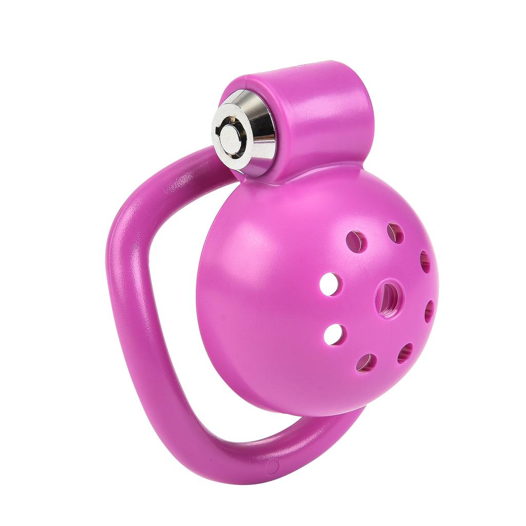 Men's Abs Purple Chastity Lock Bird Cage SM Ring Binding Training Supplies Adult Alternative Sex Toys