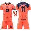 25-26 Barcelona UEFA Champions League Orange Football Jersey for Kids and Adults RAPHINHA #11
