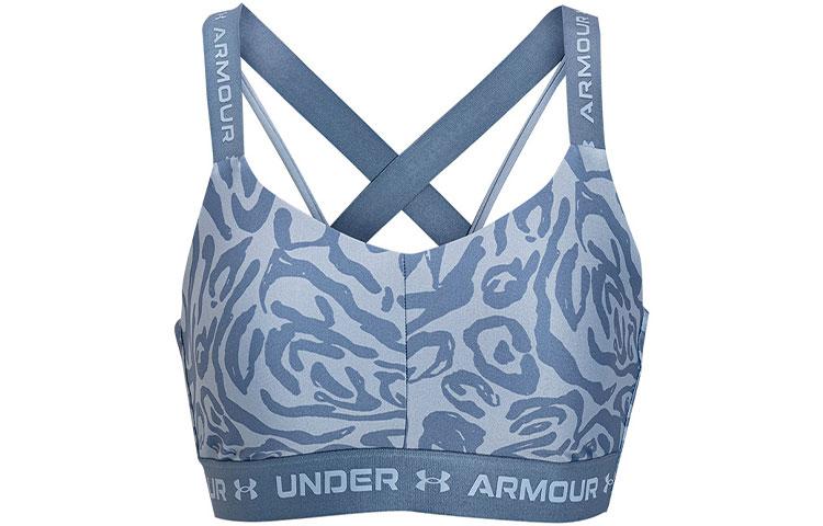Women's Under Armour Crossback Sports Underwear Women's Blue Moderate