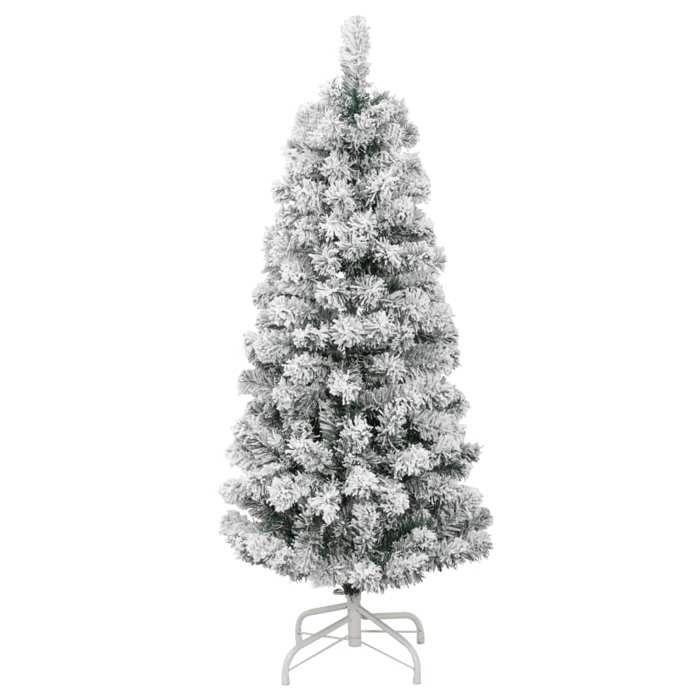 VidaXL Sapin de Noël artificiel à charnières avec neige floquée 120 cm 358379