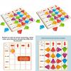 Matching Wooden Fish Toy Children Logic Skills Early Education Interactive Game
