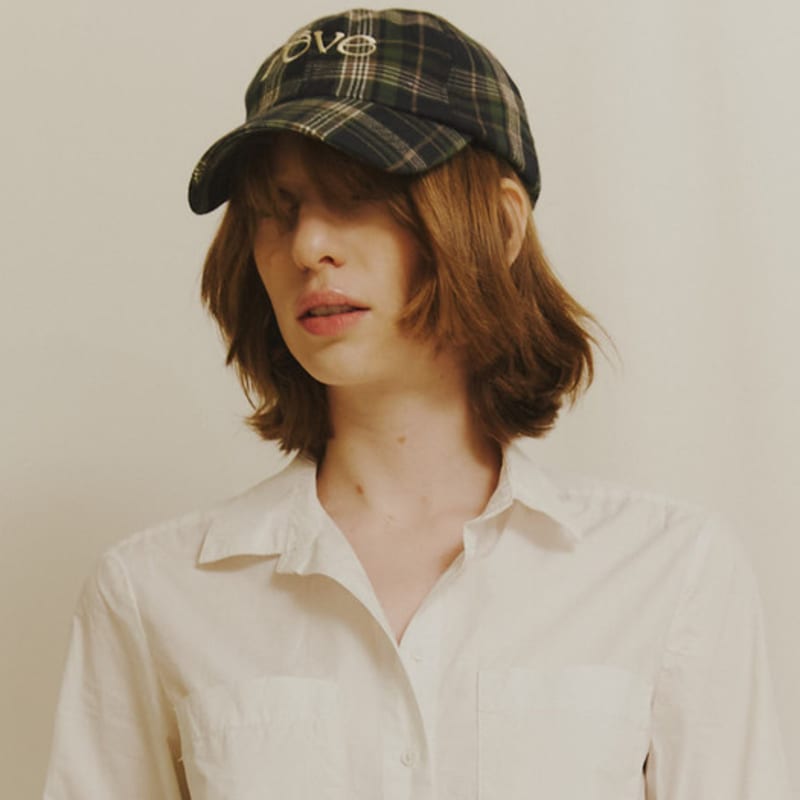 Poesiedame [The Shelter] Reve Check Ball Cap