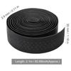 Rutschfeste PU Rennrad Lenkerbänder Weich Atmungsaktiv Mountainbike Lenkerwicklung(Schwarz)
