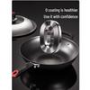 COOKER KING 32cm Uncoated Cast Iron Wok