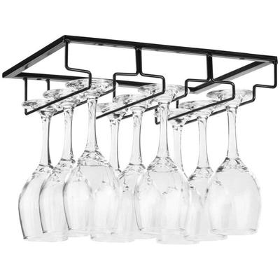 Hanging Iron Wine Glass Rack