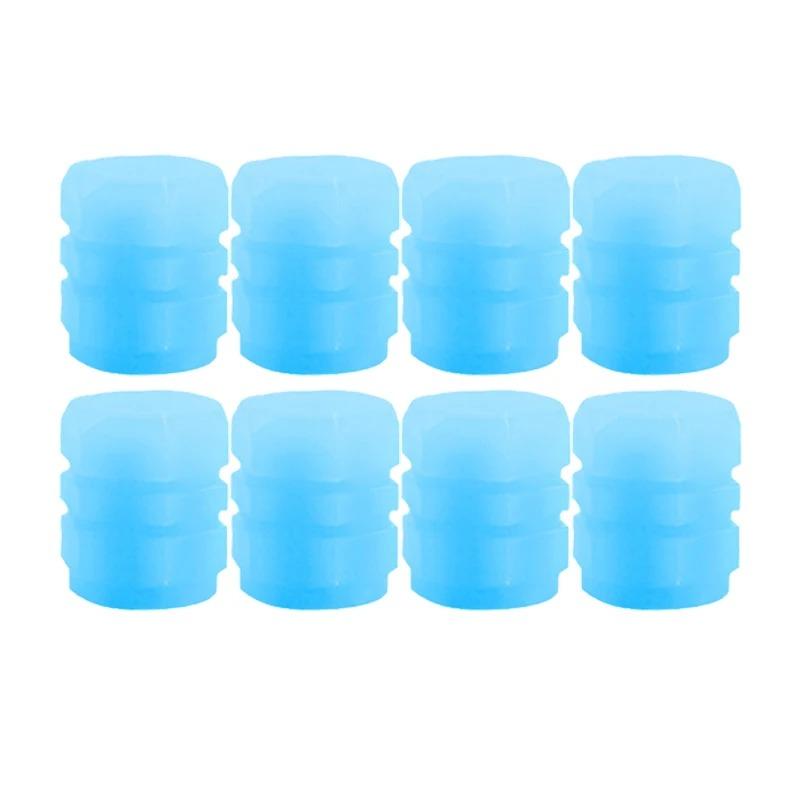 Luminous Valve Caps Fluorescent Green Blue Night Glowing Car Motorcycle Bicycle Wheel Styling Tyre Hub Universal Cap Decor 4Pcs