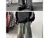 Men's Summer Trendy Wide-Leg Cargo Jeans with Large Pockets - Washed Retro Floor-Length Pants