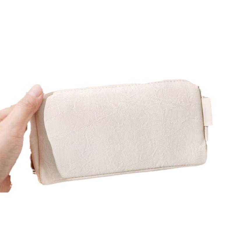 Korean Style Waterproof Pen Case With Multilayer Storage For Students