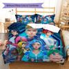 metarunner Pattern Bedding Quilt Set Quilt Cover Pillowcase Home Decoration Birthday Gift (1 * duvet cover + 2 * pillowcase, without core)