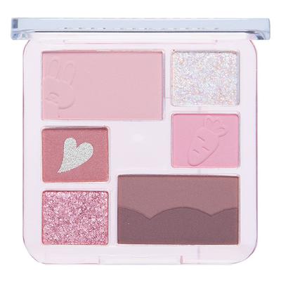 I'M MEME Wonder Soft Layer Lidschattenpalette My Bunny, Pink, 1 Stück