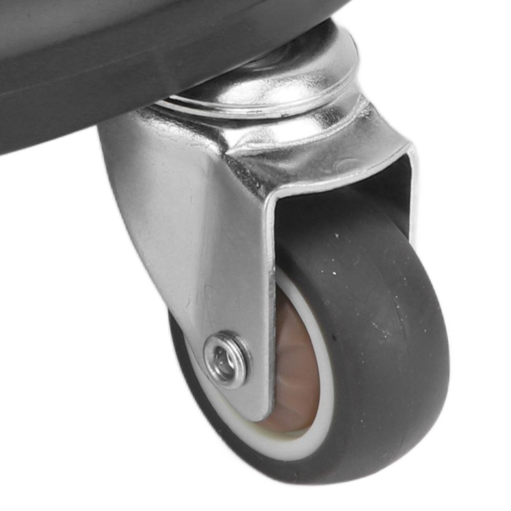 6pcs PP Abdominal Exercise Board Silent Wheels Core Training Wheel Workout Skateboard Home Fitness