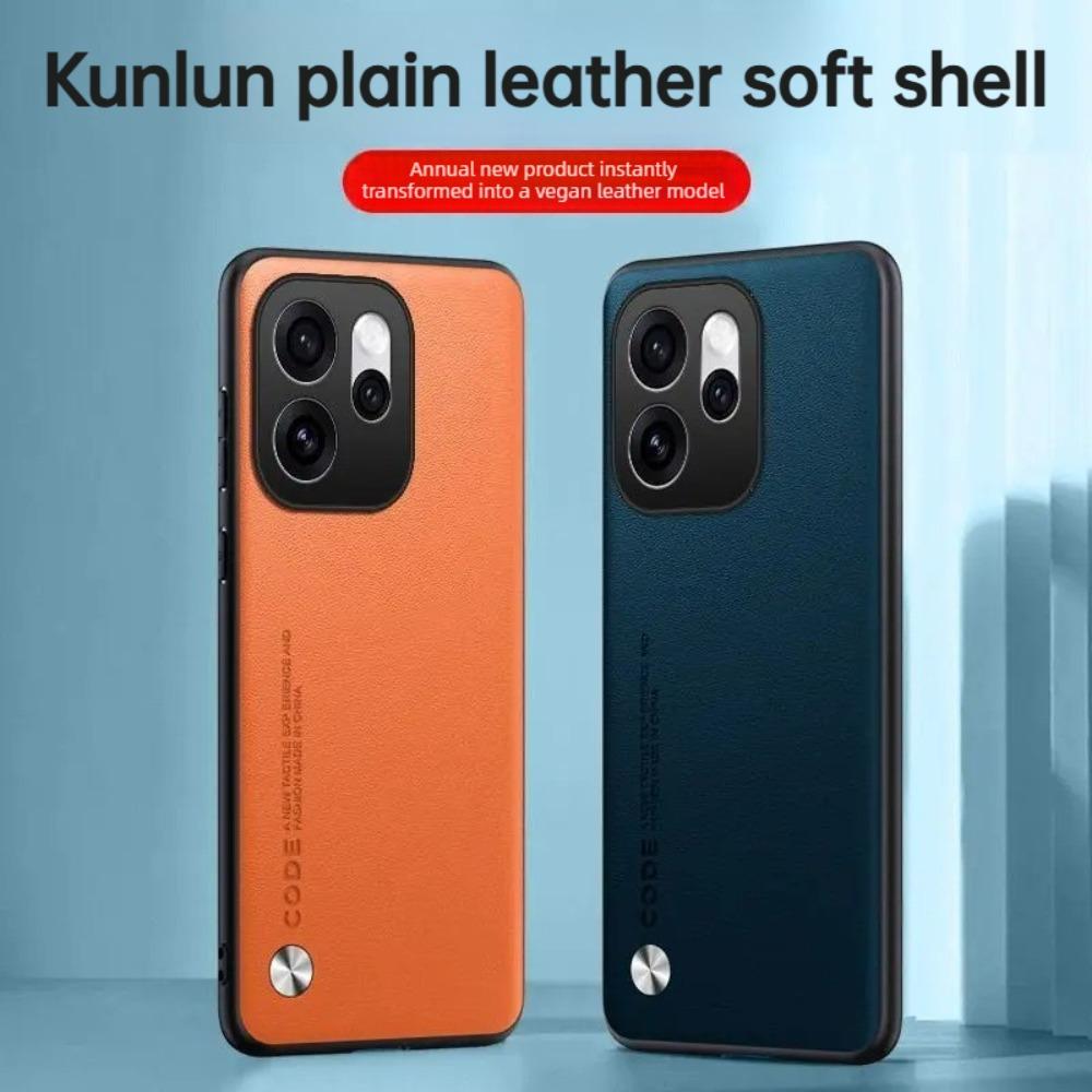 Business PU Leather Matte Phone Case For OPPO Reno 15F 15FS 5G Shockproof Carbon Fiber Texture Pattern Protection Bumper Cover