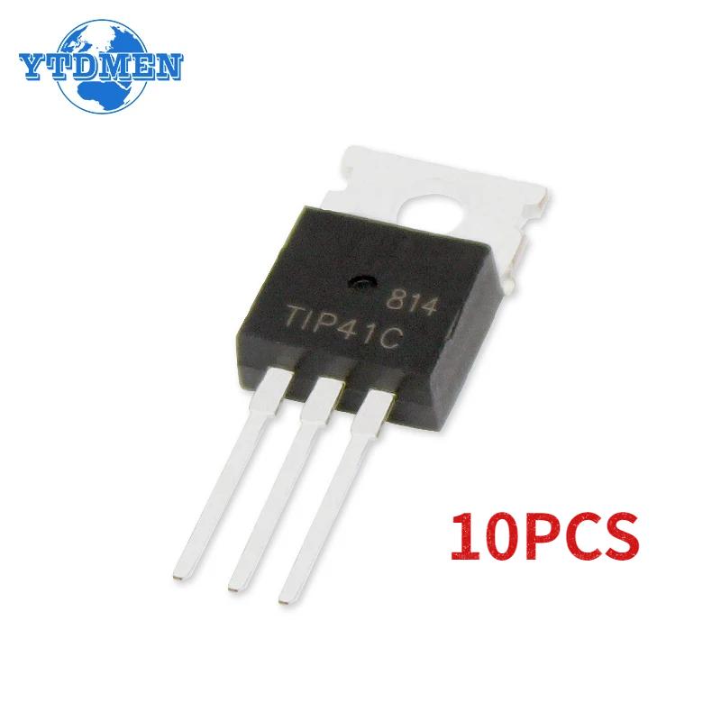 5/10PCS TO-220 Transistor TIP41C TIP42C 100V 6A NPN Transistors TIP41 TIP42
