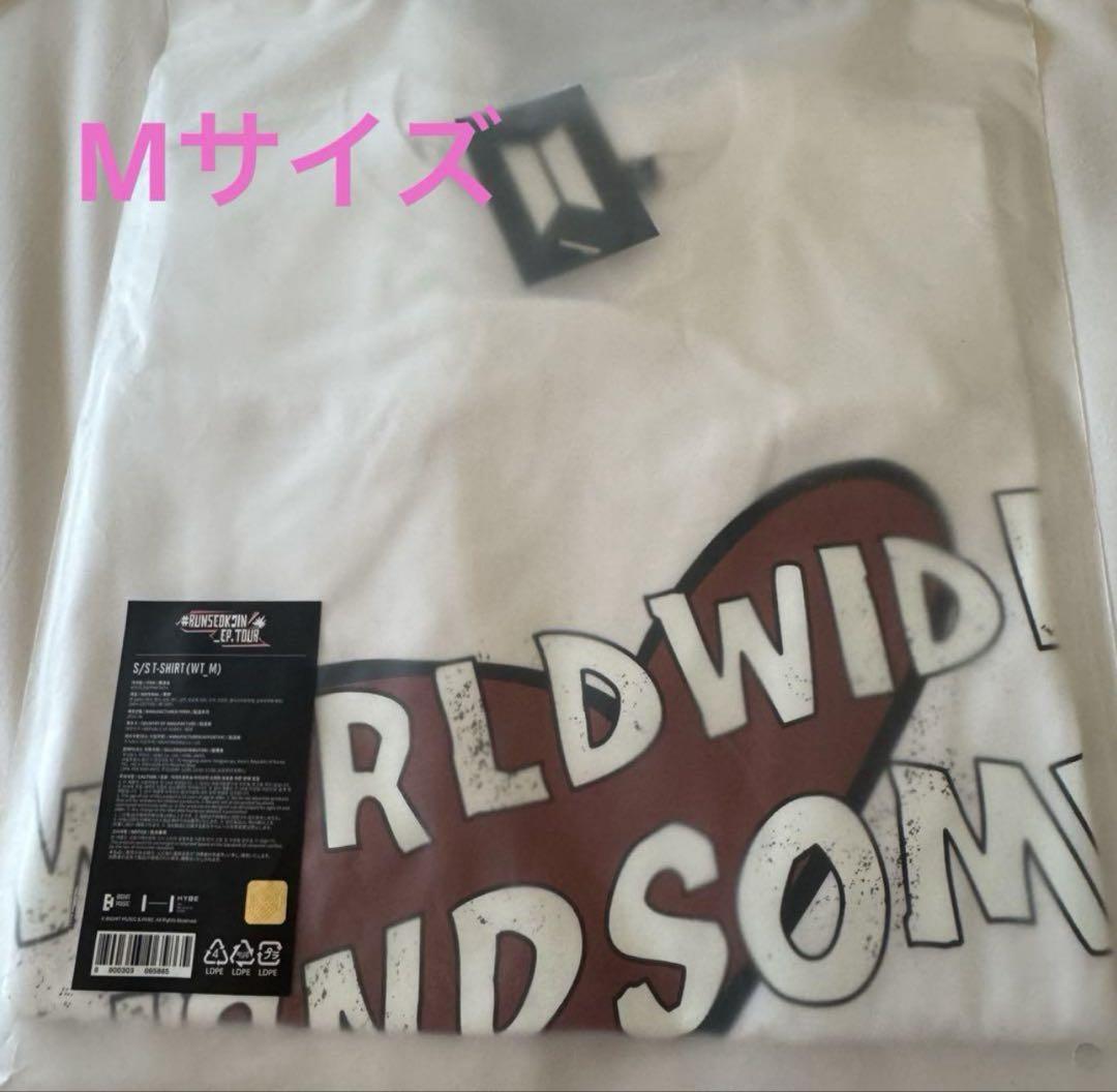 

[USED] Korea Exclusive BTS Jin RUNSEOKJIN T-shirt JIN Size M