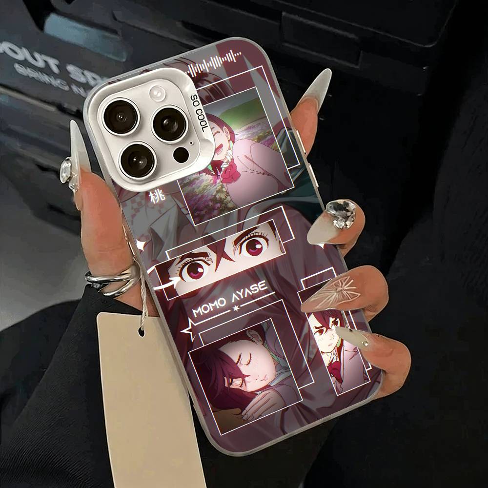Popular anime-D-Dandadan Phone Case For iPhone 17,16,15,14,13,12,11 Plus,Pro Max,XS,white Silver Phone Case