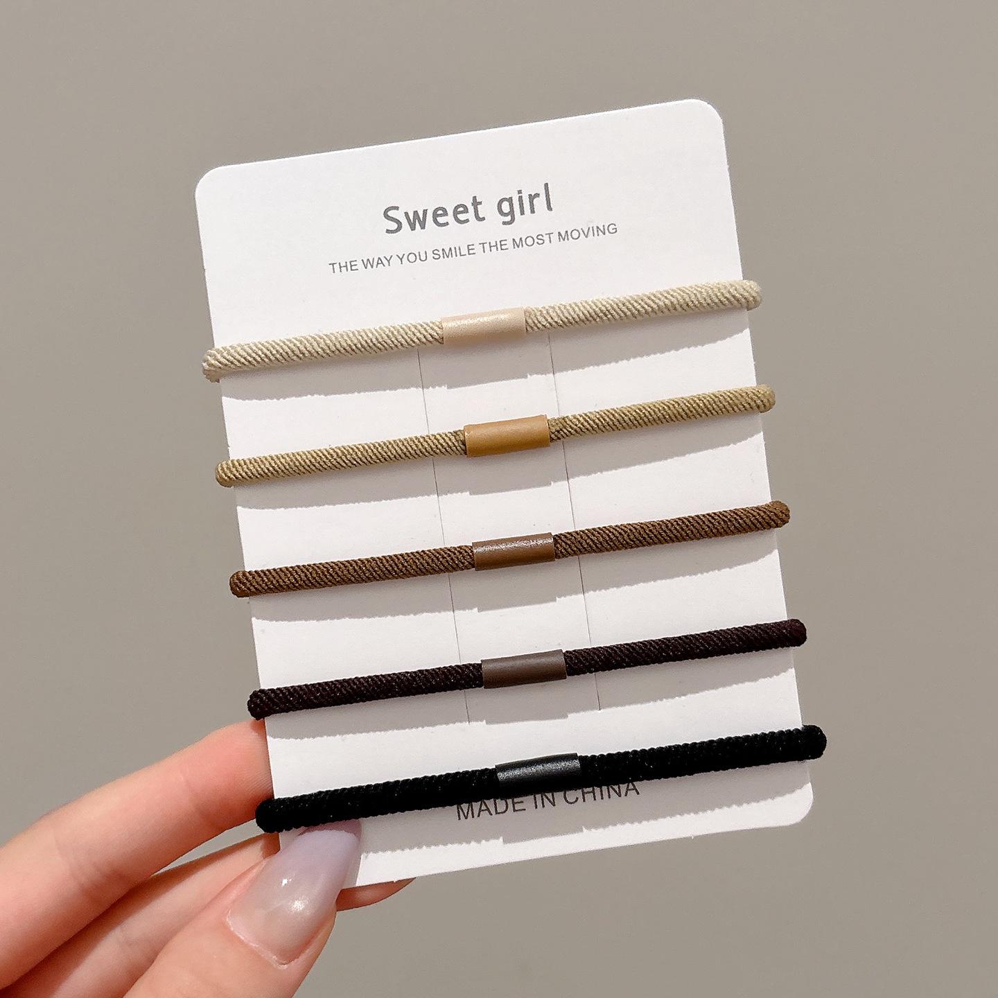 

Эластичные женские резинки для волос 2025: Прочные высокоэластичные резинки для хвоста